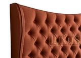 Winged Headboards, Chesterfield Headboards, Upholstered Headboards, Deep Buttoned Headboards