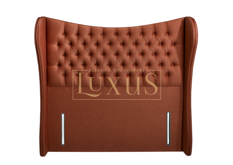 Winged Headboards, Chesterfield Headboards, Upholstered Headboards, Deep Buttoned Headboards