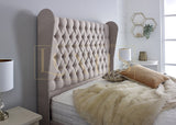 Luxury Beds, Chesterfield Beds, Upholstered Beds, Winged Beds, Studded Beds