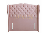 Winged Headboards, Chesterfield Headboards, Upholstered Headboards, Deep Buttoned Headboards