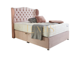 Winged Divan Beds, Chesterfield Divan Beds, Upholstered Divan Beds, Deep Buttoned Divan Beds