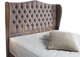 Winged Headboards, Chesterfield Headboards, Upholstered Headboards, Studded Headboards, Deep Buttoned Headboard